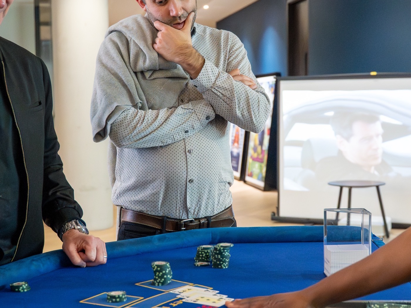 Our croupier team in uniform