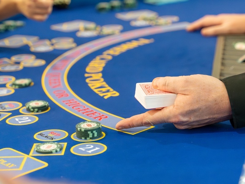 A money wheel / wheel of fortune set up at an event